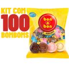 Kit 2 Pcts - 100 Unids. Bombom Bonobon Sortidos - Arcor