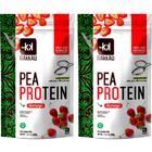 Kit 2 Pea Protein Morango Rakkau 600g - Vegano - Proteína