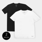 Kit 2 Peças Camiseta Calvin Klein Meia Malha Masculina