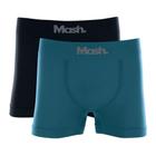 Kit 2 Peças Cueca Mash Boxer Sem Costura Microfibra