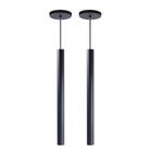 Kit 2 Pendente Tubo Preto 50 Cm + Lâmpada LED Branco Neutro - AZ Casa Decor