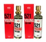 Kit 2 Perfume Masculino 521 Young For Him Amakha Paris 15ml