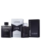 Kit 2 Perfumes La Rive Combo Black Creek + Steel Essence