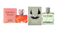 Kit 2 Perfumes Victory + Bellisima Donna 100ml Importado Sea Blue