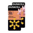 Kit 2 Pilha Duracell Auditiva 10 com 6 unidades