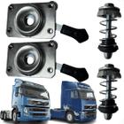 Kit 2 Pino e 2 Fecho do Capô Grade Frontal Para Caminhões Volvo Fh Fm Fmx