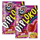 Kit 2 Pirulito Dip Loko Explosive Sabor Morango 11g