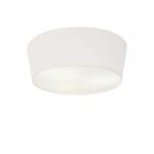 Kit/2 Plafon Cone Md-3003 Cúpula em Tecido 12/40x35cm Branco - Bivolt