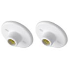 Kit 2 Plafons Led E27 G-Light Branco - 100w