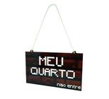 Kit 2 Plaquinhas Decorativas Porta Mcraft Meu Quarto E Papai