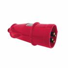 Kit 2 Plugue 3P+T 16a 380/440v Vermelho N4076 - Steck