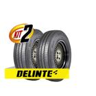 Kit 2 Pneu Delinte Aro 16 195/75R16 DV2 8 Lonas 107/105R