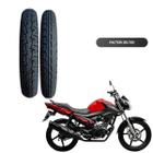 Kit 2 Pneus 90/90-18 + 2.75-18 p/ Moto Titan CG Fan Start YBR + BRlNDE (REDINHA) - Virtual Emporium