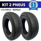 Kit 2 pneus aro 14 175-70-14 Strada / Gol / Voyage / Ford ka / hb20