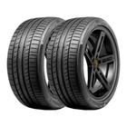 Kit 2 Pneus Continental Aro 17 225/45R17 ContiSportContact 5 91W SSR MOE