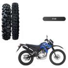 Kit 2 Pneus Trilha 100/100-18 + 90/90-21 XR 250 Tornado XTZ 250 Lander XT 225 XRE 300 + Brlnde (Redinha)