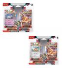 Kit 2 Pokémon TCG Quad Pack EV3 Obsidiana em Chamas - Copag