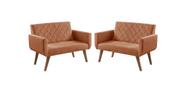 Kit 2 Poltronas 2 Lugares Anabelle Unidecor
