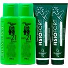 Kit 2 Pomada Massageadora Fisiofort + 2 Gel Detonador 100G