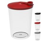 Kit 2 Porta Tempero Condimentos Organizador Multiuso 600ml Pequeno Plástico Resistente Livre de BPA