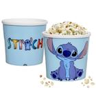 Kit 2 Pote para Pipoca Balde Grande Estampado Lilo Stitch 2.1L Plasútil