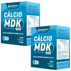 Kit 2 Potes Calcio MDK Suplemento Alimentar Natural Vitamina 100% Puro Premium Natunéctar 120 Capsulas