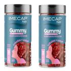 Kit 2 potes Imecap Hair Gummy Suplemento Vitamínico Para Cabelos e Unhas Com 30 Gomas - FQM