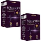 Kit 2 Potes Trans Resveratrol Magnésio 120 Capsulas Suplemento Alimentar Natural Vitaminas Original - Natunéctar