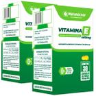 Kit 2 Potes Vitamina E Suplemento Alimentar Natural Natunectar 100% Puro Original 60 Capsulas/comprimidos