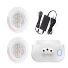 Kit 2 Power Led 5w Azul Abs 24 + Fonte + Tomada Wifi
