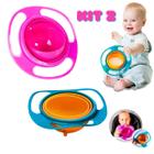 Potinho Giratório 360° Rosa Giro Bowl Para Alimentação Bebê - ShopJJ -  Brinquedos, Bebe Reborn e Utilidades