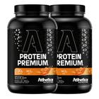 Kit 2 Proteina Isolado Zero Gluten Doce Leite 900G Atletica