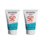 Kit 2 Protetores Solar Neutrotop Sun FPS50 120ml - Ecofitus