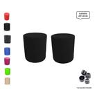 Kit 2 Puff Banqueta Redondo Decorativo Gigante Luxo Sala / Quarto - Mercadão Dos Puffs