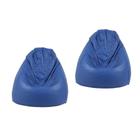 Kit 2 Puffs Fofão Pop Azul Royal - Stay Puff