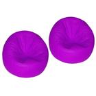 kit 2 Puffs Redondo Pop Roxo - Stay Puff