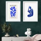 Kit 2 Quadros Art Blue Matisse - 60x48cm