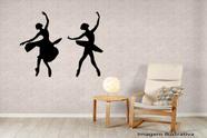 Kit 2 quadros Bailarinas Dançando Vazado 41x27 Decoração