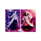 Kit 2 Quadros Tela Canvas Naruto Madara Obito Roxo Anime