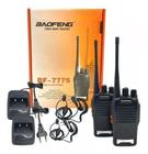 Kit 2 Rádio Comunicador Walkie-Talkies Baofeng 777s 16Ch 12km com Fone