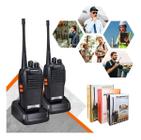 Kit 2 Radio Walk Talk Comunicador 16 Ch 12Km Baofeng 777S Ht