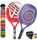 Kit 2 Raquete Beach Tennis Carbono Camewin Praia