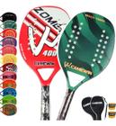 Kit 2 Raquete Beach Tennis Carbono Camewin Praia