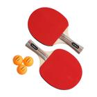 Kit 2 Raquetes 3 Bolinhas Ping Pong Tênis de Mesa Átrio ES389