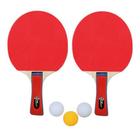 Kit 2 Raquetes para Ping Pong 3 Bolinhas Art Sport