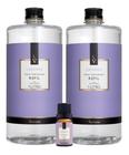 Kit 2 Refis Águas Perfumada E 1 Essência Lavanda - Via Aroma