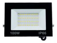 KIT 2 - Refletor Led Smd 100w Bivolt Ip66-6500K Branco Frio