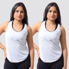 Kit 2 Regatas Dry Fit Feminina Academia Esporte Treino Corrida Leve
