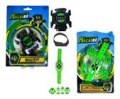 Kit 2 Relógio Omnitrix Lançador E Omniverse Som E Luz Ben 10