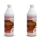 Kit 2 Removedor De Ceras Concentrado Para Pisos Frios 1L W&W